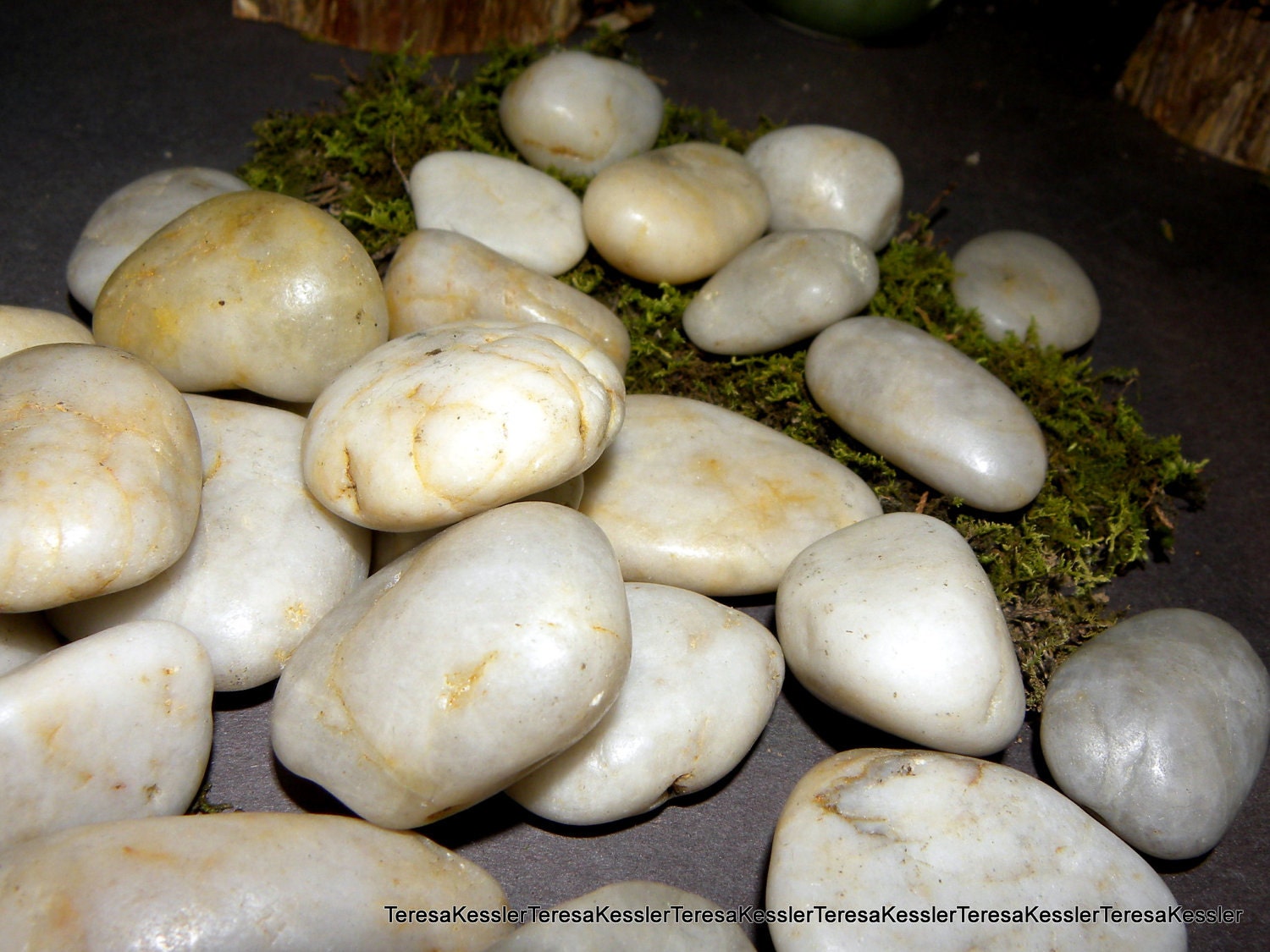 Natural White Rocks Polished-Assorted Rocks for your