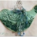 Bird of Hope - Hand-Built Clay Pottery Wall Plaque