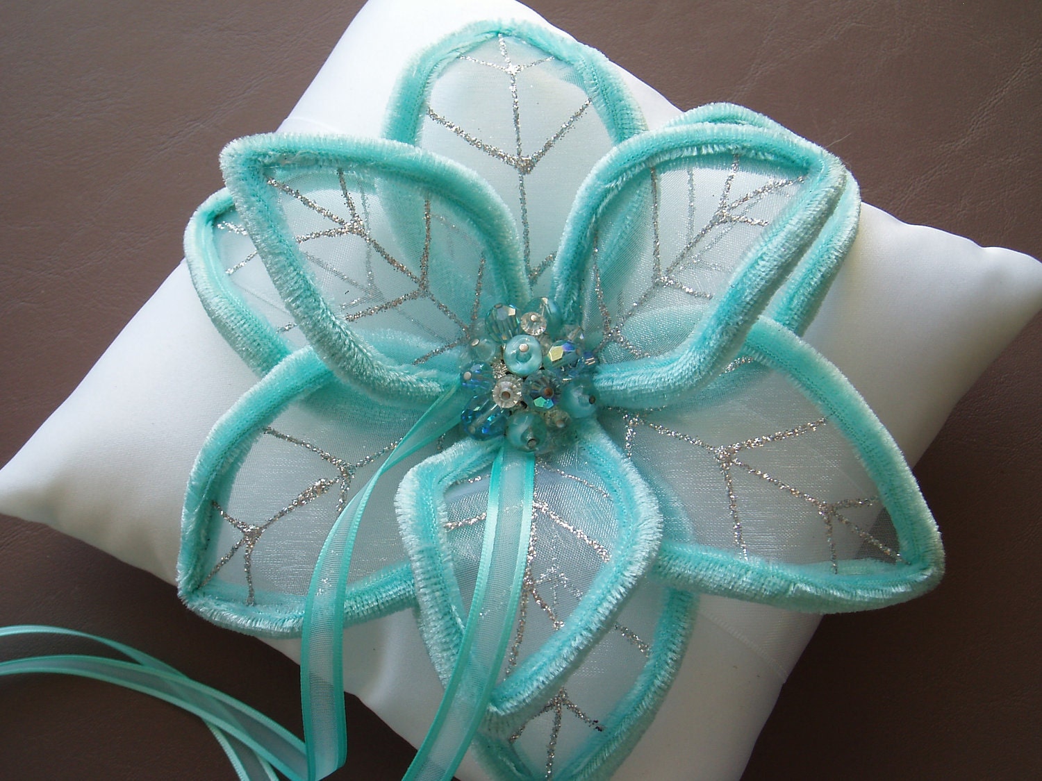 Ring Bearer Pillow wedding pillow modern wedding bridal custom