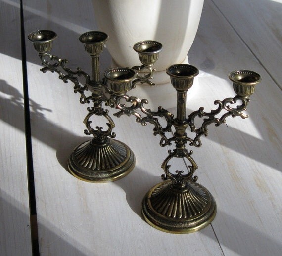 Beautiful Italian Candle Holders