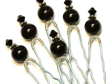 hair bridal pins crystal pearl