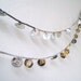 Buttons Garland - Mother of Pearl Crochet Garland - Beach Wedding Garland - Spring, Home, Party, Wedding Decoration, Christmas - 62"