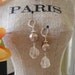 Faceted Pearl and Cut Crystal Drop Earrings