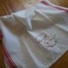 Embroidered Kitchen Towel Colorful Mushrooms Hand Embroidery