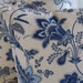 Blue Jacobean Floral Pillow Cover Set of 2 for 18 x 18 Pillow