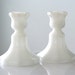 Milk Glass Candlestick Holders
