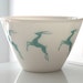 RESERVED - Fire King Milk Glass Gazelle Splash Proof Bowl