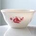 SALE - McKee Red Ships Mixing Bowl