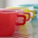 Red Glasbake Mug