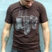 TRACTOR T-shirt - Clothing - Mens Tshirts | Tshirt for Men - John Deere Tractor Tee - Small, Medium, Large, XL, Xxl - Brown - Gift For Him