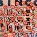 One Dozen Antique Mixed wooden Bingo markers