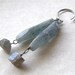 Kyanite Earrings, Labradorite Rough Cut Earrings, Blue and Grey Drop Earrings, Rustic Earrings