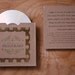 All stitched up CD sleeve favor SAMPLE
