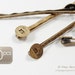 Antique Bronze Hairpin Clips with Pad 50pcs