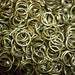 8mm Bronze Jump Rings 75