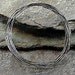 24 Gauge Sterling Silver Wire - Oxidized And Hand Polished - Five Feet