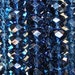 Big Beautiful Czech Bohemian Crystal Rondells - 10mm - Montana Blue - Full Strand