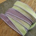 Lilac Garden - Hand Dyed Silk Wrap Bracelet Or Necklace Ribbon
