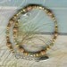 50% off SALE-Olive & Wood Anklet