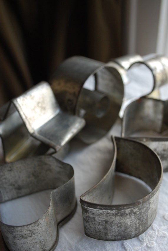 Antique Steel Cookie Cutters