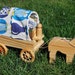 Woodsy Owl Wooden Covered Wagon Toy