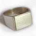 Rectangle shaped ring for men