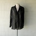 RESERVED for Danielle...VINTAGE Indian shirt 70s gauze stripe lurex black