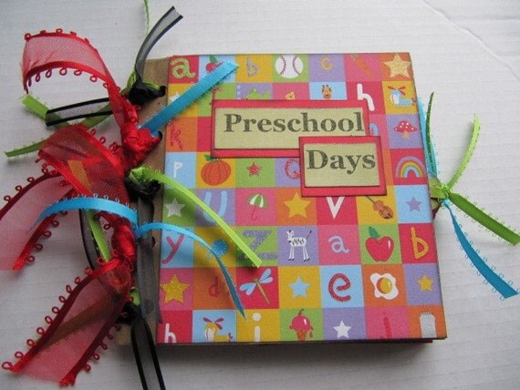my preschool days paperbag scrapbook album my preschool days paperbag scrapbook album