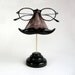 Chocolate Brown Nose Eyeglass stand