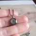 have a little faith...antique silver mustard seed pendant necklace