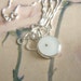 seed of faith necklace - round silver resin poppy seed pendant with sterling silver box chain necklace