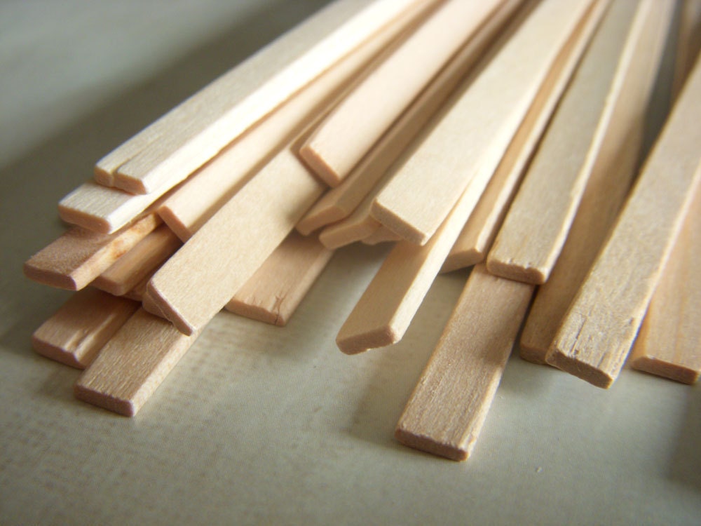 wooden stir sticks flat edge great for resin by aperfectpeace