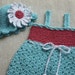 Sweet Summer Sundress and Matching Hat crochet pattern pdf 6 sizes included newborn - child