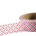 PINK / GREEN Plaid - Japanese Washi Style Decorative Masking Tape - 11 yards (10 meters)