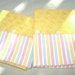 Tiny Pastel Flowers accent Cotton Yellow Pillowcases