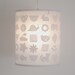Childrens Pendant Light Shade in White