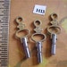 Vintage Antique Watch- Pocket watch keys- Steampunk - Altered art H13