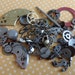 Featured - steampunk watch parts -Vintage WATCH PARTS gears - Steampunk parts - H76 Listing is for all the watch parts seen in photos