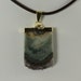 Amethyst Pendant, Crystal Necklace Gold 24