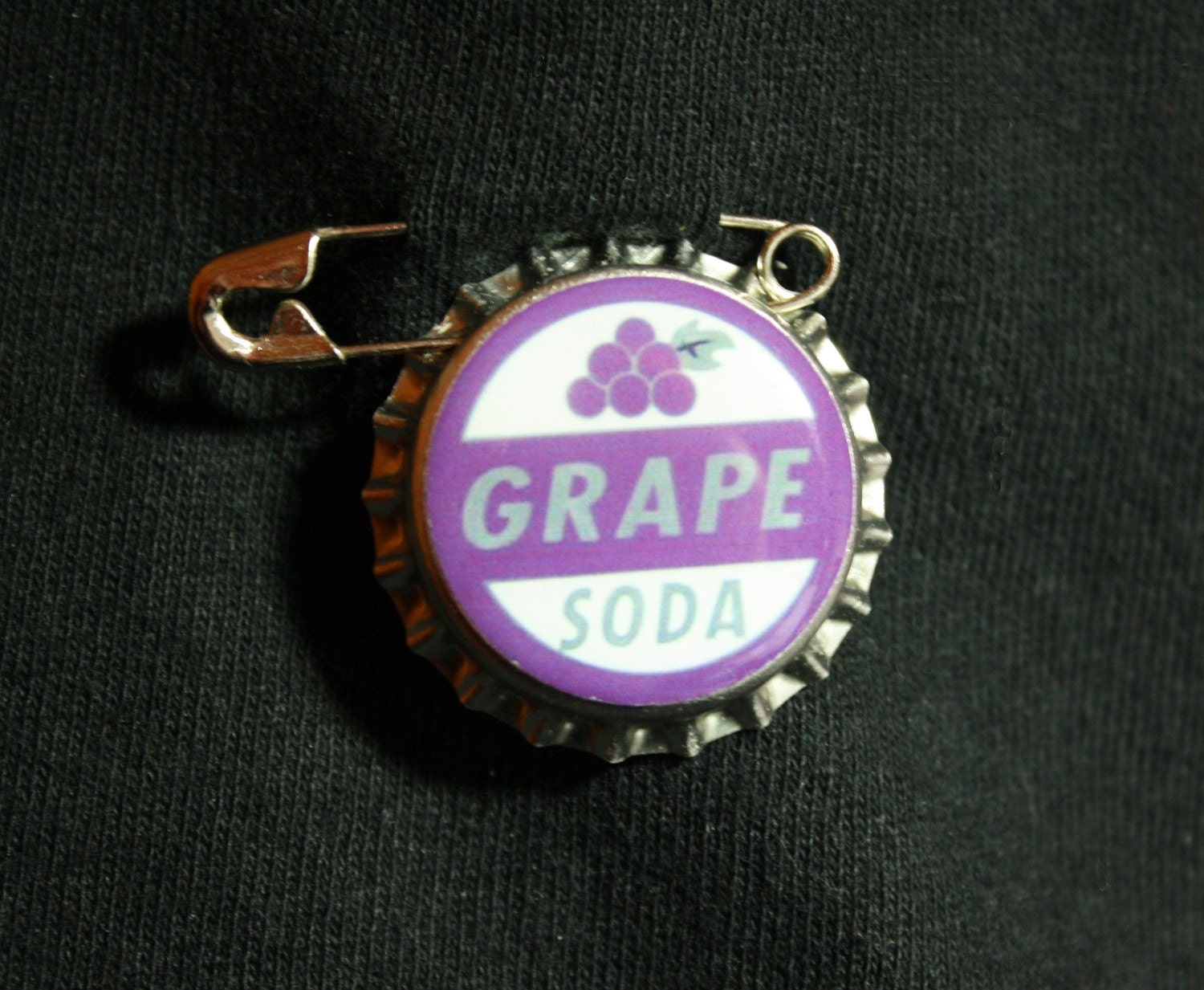 Disney Pixar's Up Grape Soda Bottle Cap Pin Badge V4