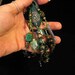 Polymer Clay Pendant Green Briar Forest Goddess
