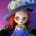 Doll Hat for Blythe - Purple Sage Wool