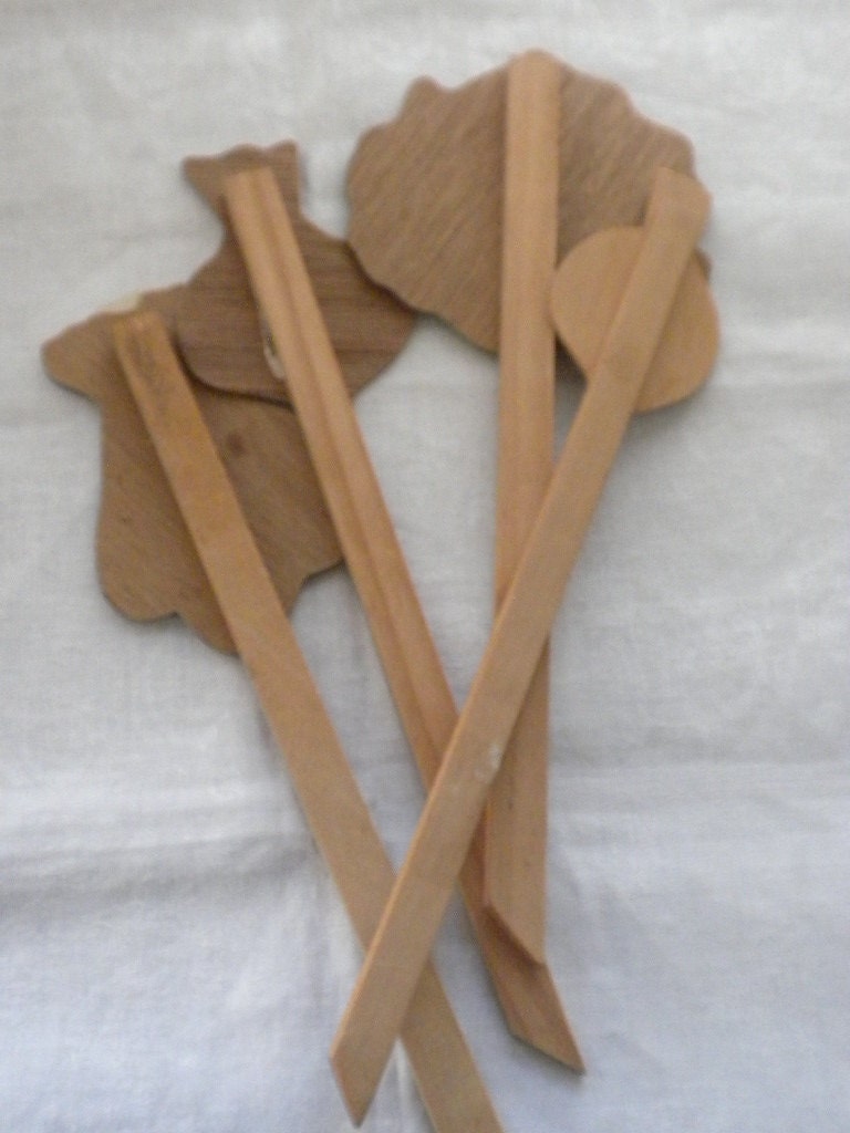 Wooden Vegetable Garden Markers