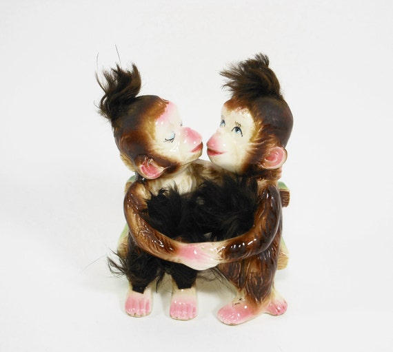 kissing monkeys stuffed animal