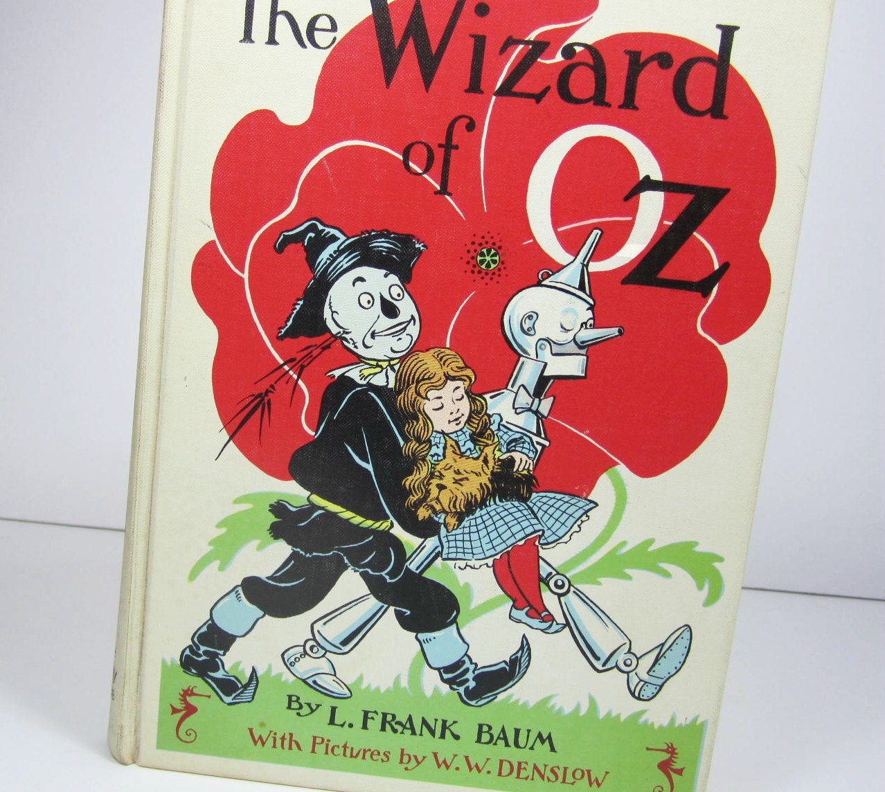 1956 Vintage Wizard of OZ Book Hardcover by PeachyChicBoutique