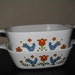 Vintage Corning Ware 1970s Country Festival Mini Casserole Dish LOT 1 3/4 Cup 2 3/4 Cup birds farmhouse country cottage 70s