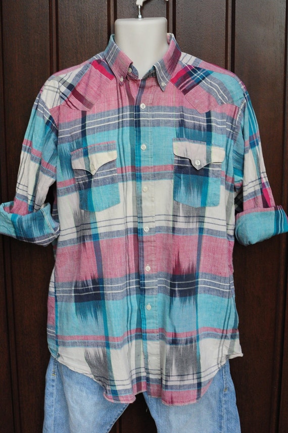 Multi-Color Plaid Shirt