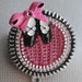 Ballet Slippers Vintage Zipper Retractable ID Badge Reel