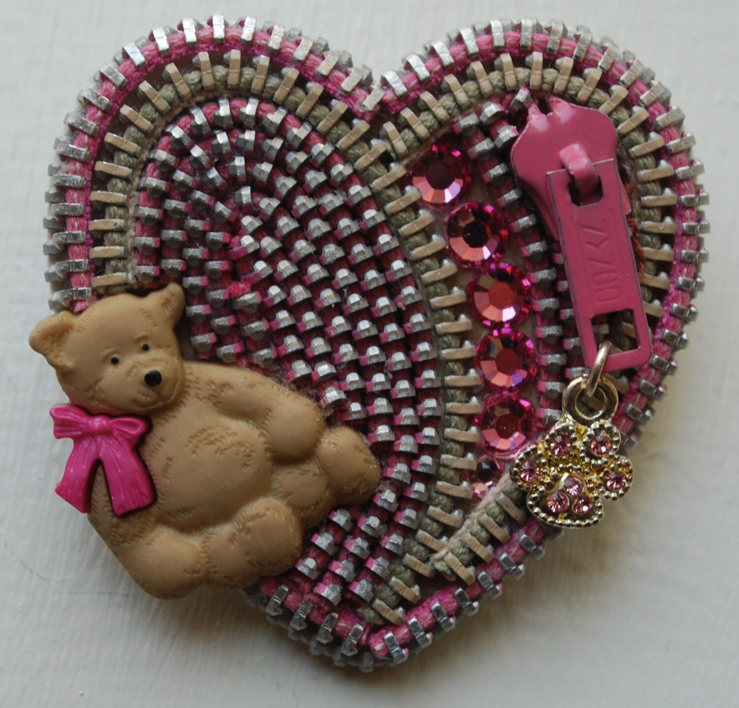 pink teddy bear with bow