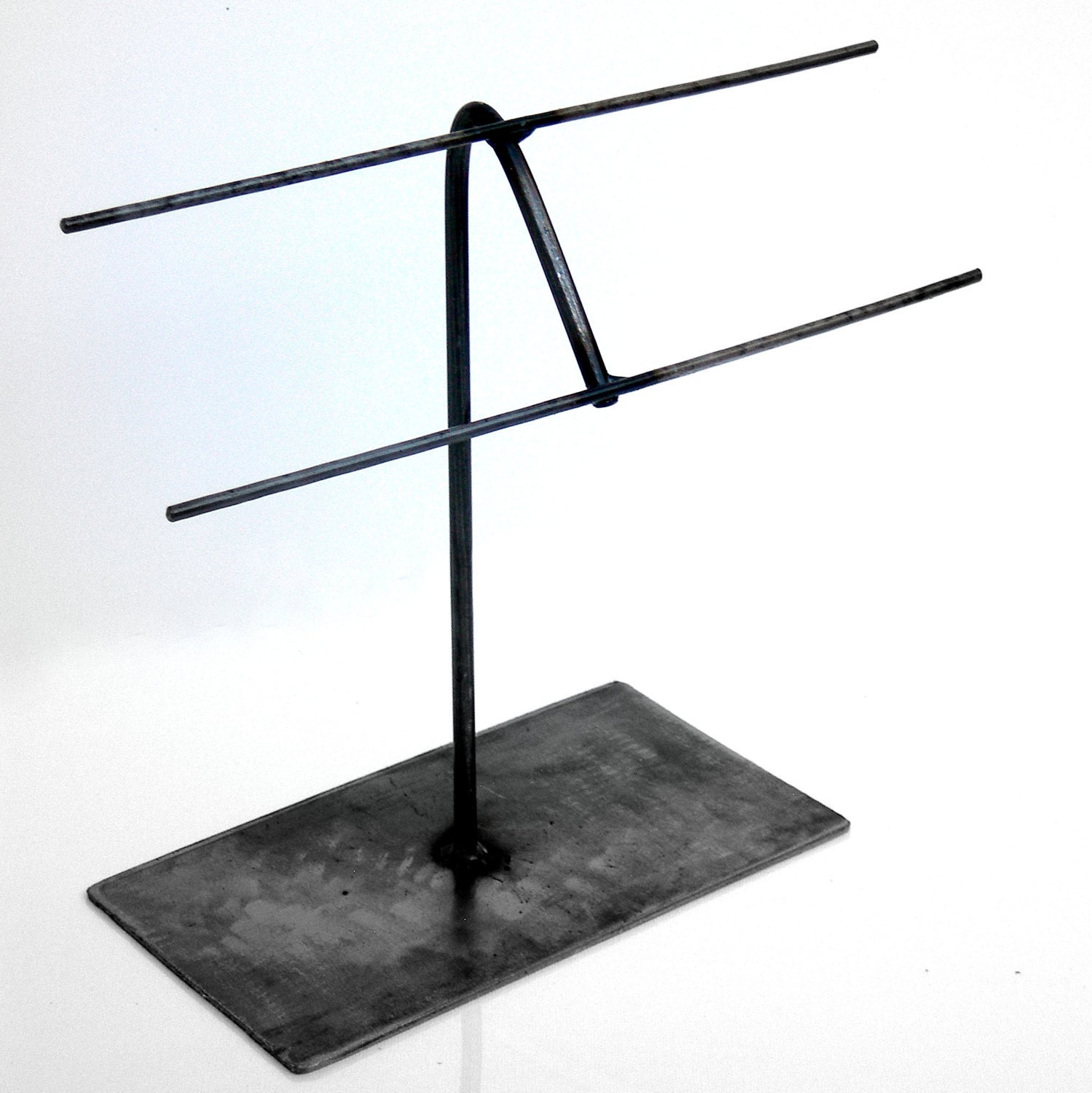 Jewelry Display Stand Metal Natural Steel BEND Mini by grafix